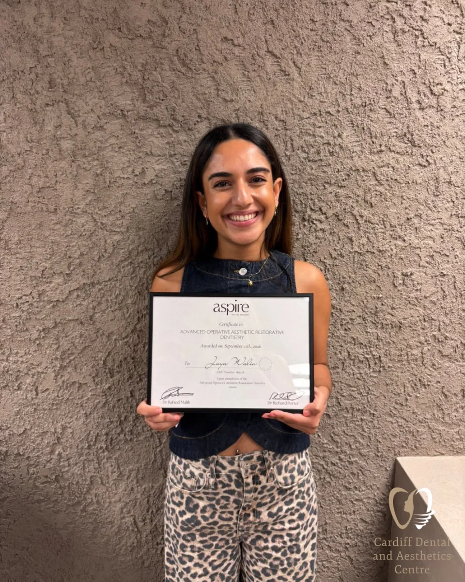 dr jaya walia — advanced operative aesthetic restorative dentistry certificate Dr Jaya Walia Completes Advanced Operative Aesthetic Restorative Dentistry Course